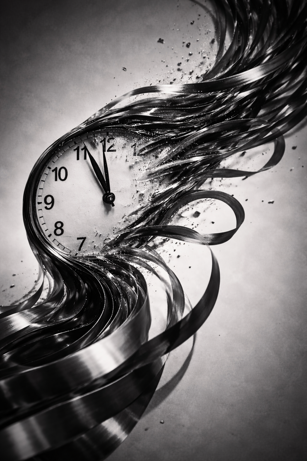 空白磁带展示图：在杂音中听到时间的留白。。按下录音键，在杂音中听见留白。