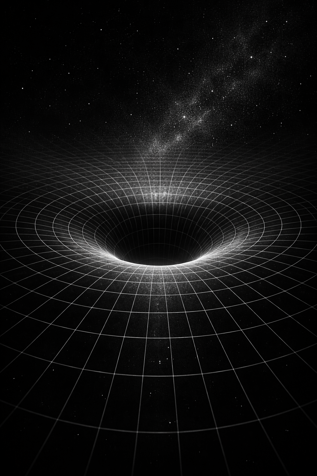 Auditory overview effect reframing space. — Cosmic Ripple. Consciousness hits the lake, rippling galaxy light.