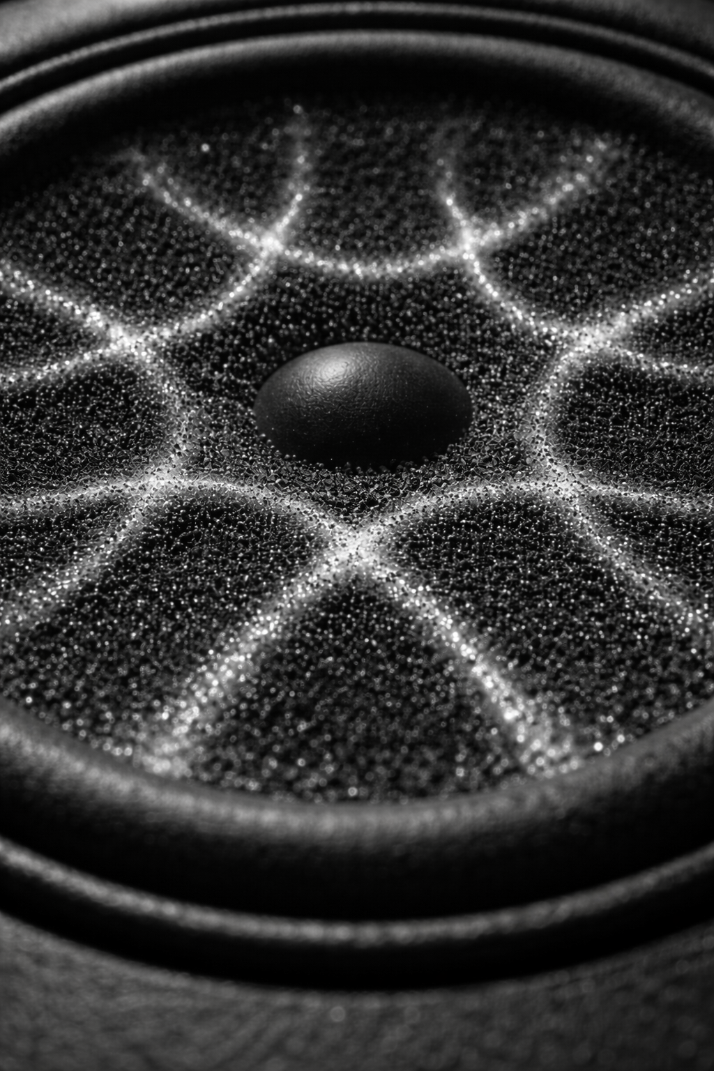 Not void, but vibration to infinity. — Cosmic Ripple. Consciousness hits the lake, rippling galaxy light.