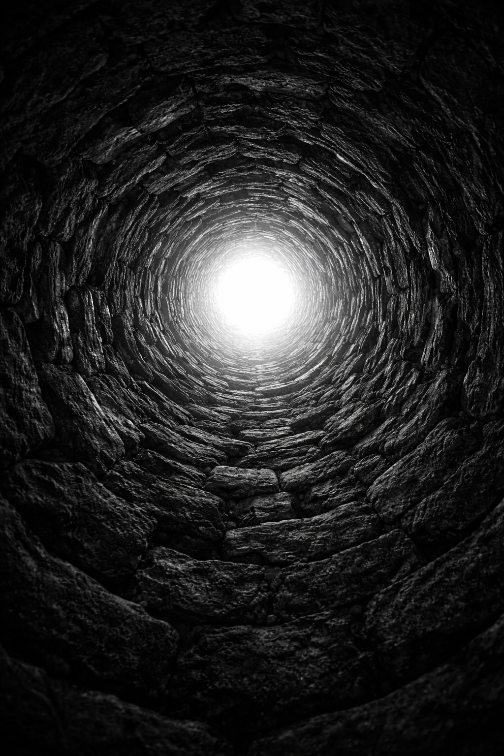 深井展示图：垂直的寂静。。潜入意识的深处，在静谧中挖掘逻辑的泉眼。