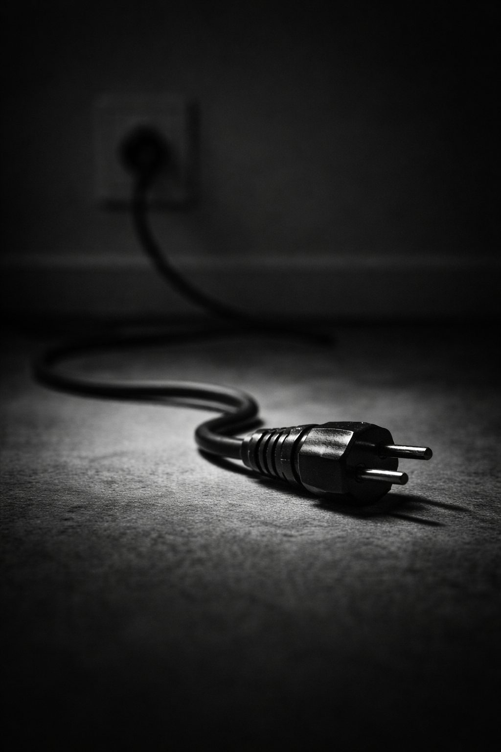 节能模式展示图：仅保留最核心的生命体征。。关闭所有高耗能的情绪进程。