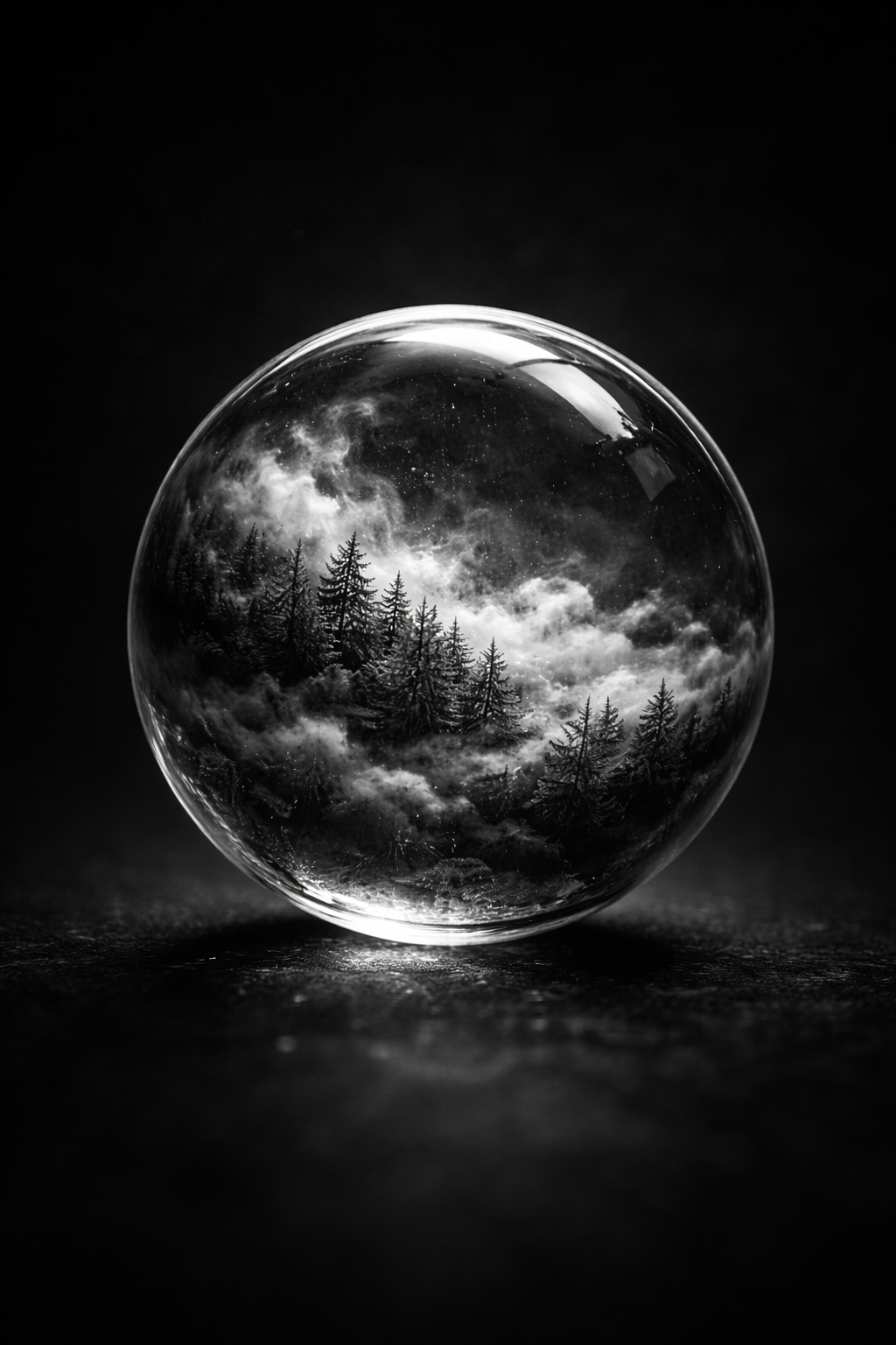 Hear dew condense behind glass. — Terrarium. Fold consciousness into miniature rainforest.